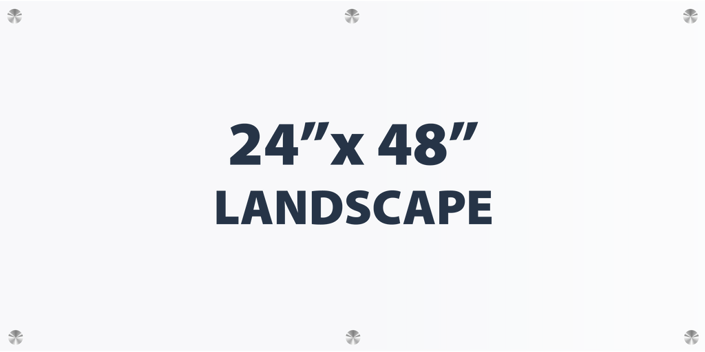Customizable Stand-Off Signs