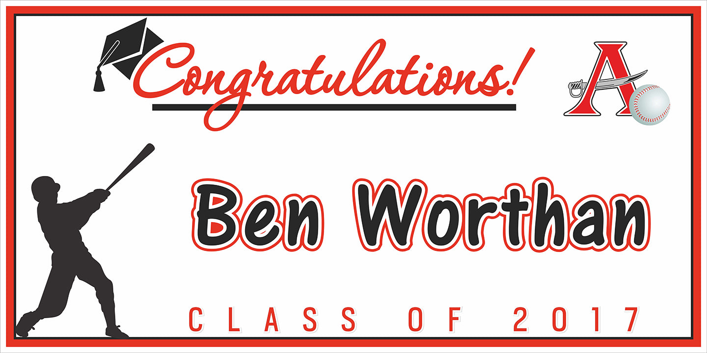 small custom graduation banner