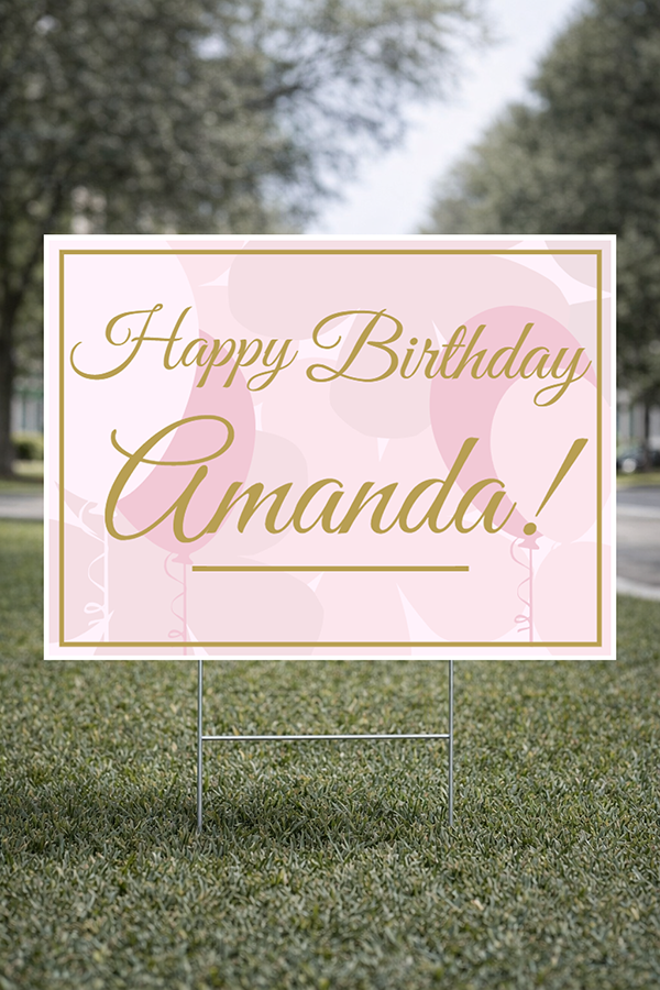 Customizable Yard Sign (18" x 24")