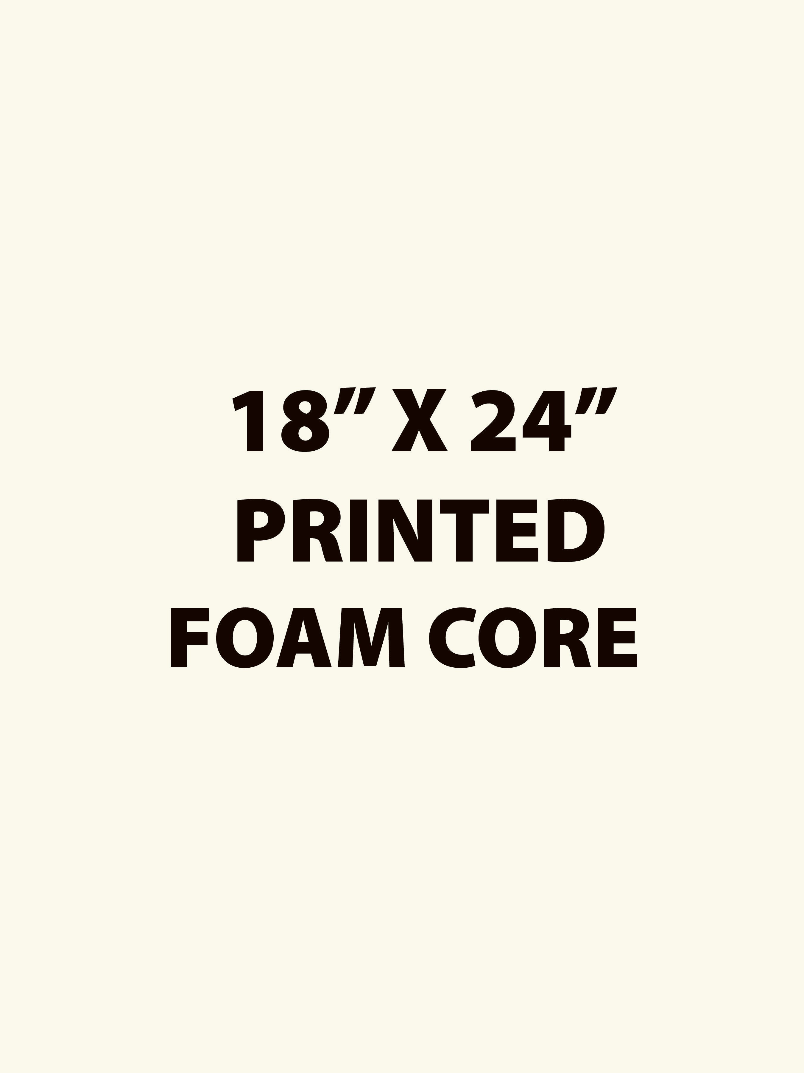 Printed Foam-Core Posters / Boards